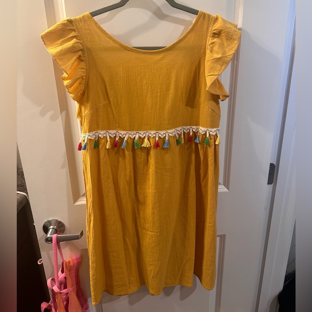 SHEIN yellow dress